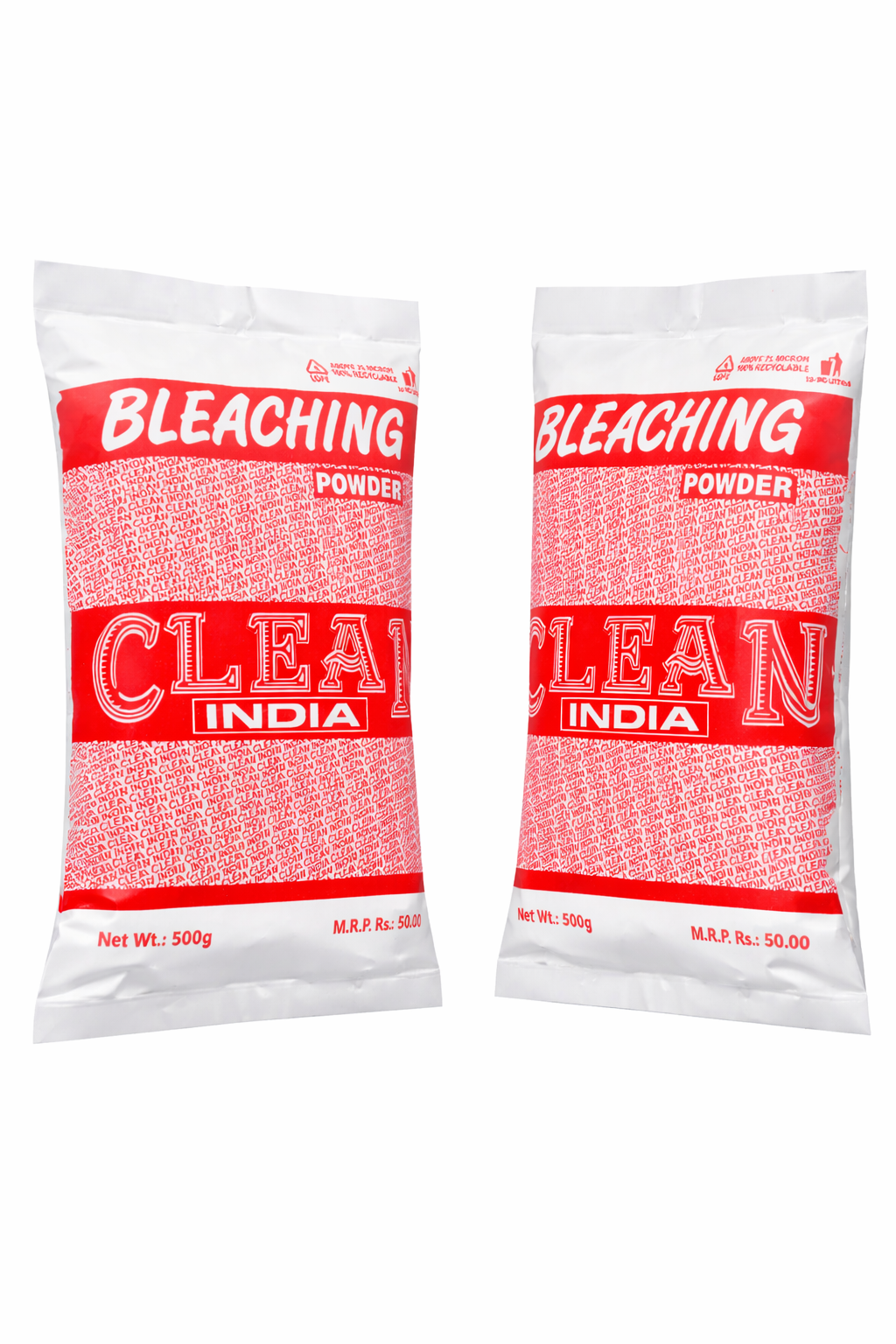 Clean India Bleaching Powder 500g Pack of 2