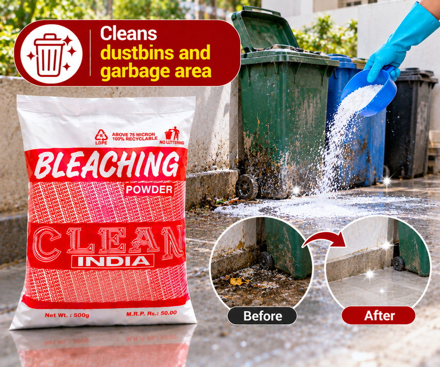 Clean India Bleaching Powder – 500g (Pack of 2)