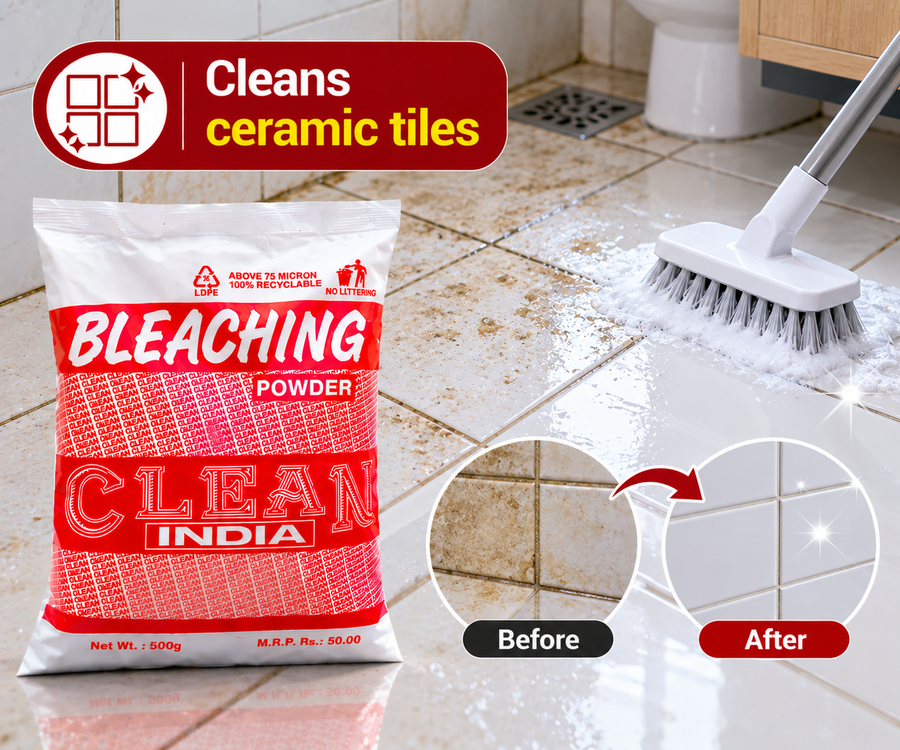 Clean India Bleaching Powder – 500g (Pack of 2)