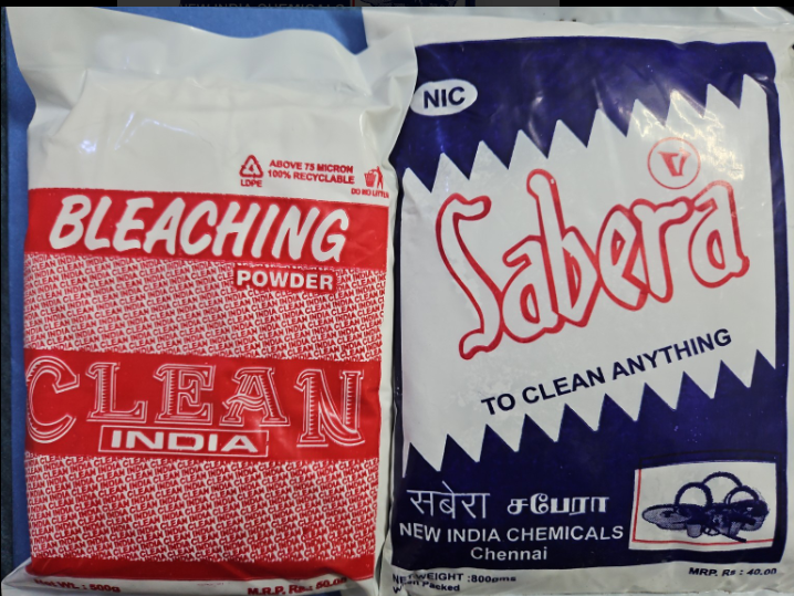 Clean India Bleaching Powder and Sabera Cleaning Powder combo pack