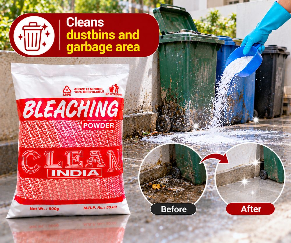 Dustbins and garbage area